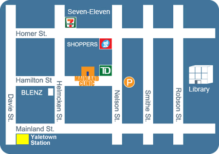 Map: Signature Place, Suite 211-2678 W. Broadway, Vancouver, BC, CANADA V6K 2G3 Tel: 604-731-3319